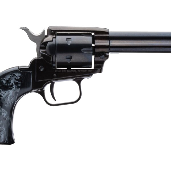 HERITAGE MANUFACTURING 22LR BLUE/BLK PEARL 4.75" FS