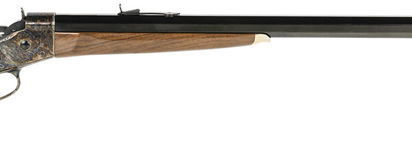 Taylors & Company 210164 Rolling Block John Bodine 45-70 Gov 1rd 34" Blued Octagon Barrel, Color Case Hardened Steel Receiver, Walnut/ Fixed Pistol Grip Stock, Right Hand