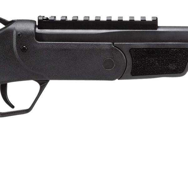 Rossi SSPB9BKKIT Brawler 45 Colt (LC)/410 Gauge 1rd 9", Black, Textured Rubber Grips, Optics Mount, Include Holster