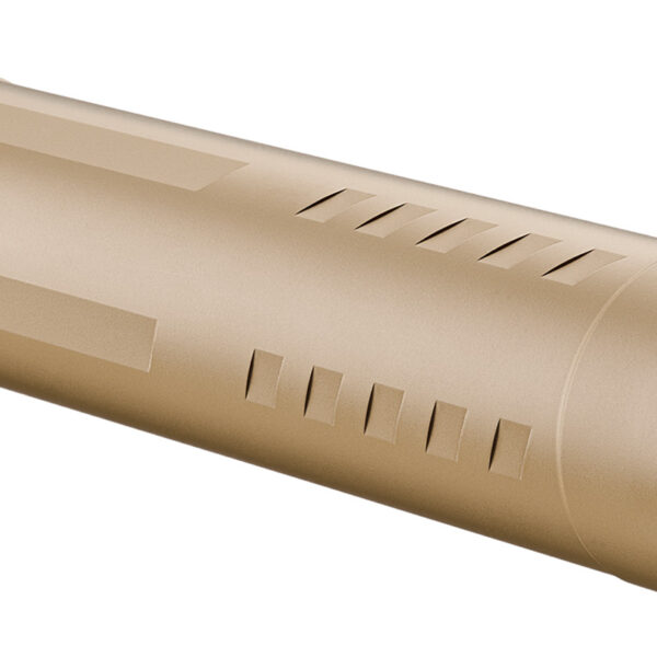 FN 96100837 Catch 22 TI 22 Cal (Rimfire), 5.25" L, FDE Titanium, 1/2"-28 tpi DT Mount
