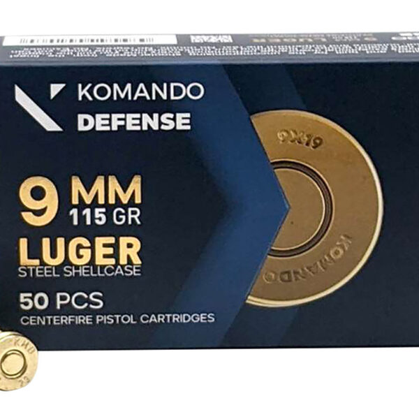 Dickinson LLC BRASS/STL   9mm 115gr Full Metal Jacket 50 Per Box/20 Case