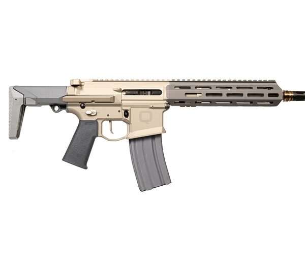 Q HONEY BADGER SBR 5.56 9.69" BLK/GRY 1-30RD MAGAZINE