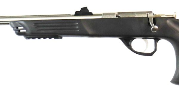Crickett Adult Pstl 22LR 10.5" TB Blk/SS 1rd