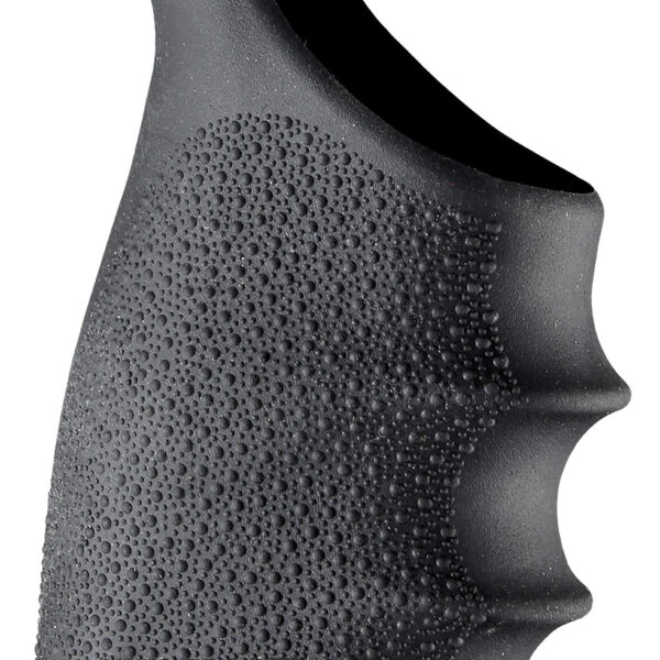 Hogue 17600 HandAll Beavertail Grip Sleeve made of Rubber with Textured Black Finish & Finger Grooves for Sig P320