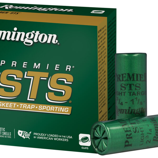 Remington Ammunition 20116 Premier STS 12 Gauge 2.75" 1 1/8 oz 9 Shot 25 Per Box/ 10 Cs