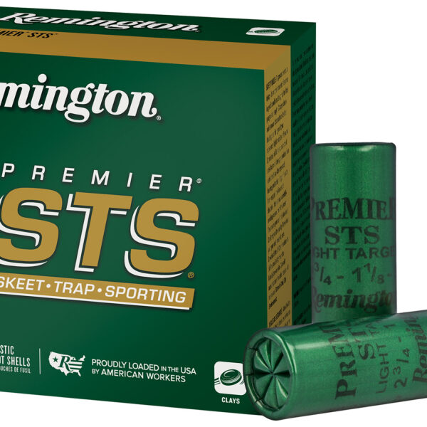 Remington Ammunition 20252 Premier STS 12 Gauge 2.75" 1 1/8 oz 8 Shot 25 Per Box/ 10 Cs