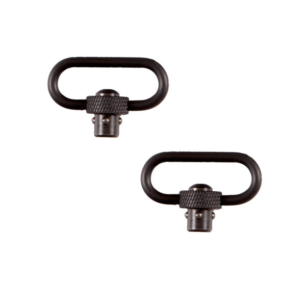 Allen 14516 Quick Detach Swivel  Set 1.25" Push Button Black Steel