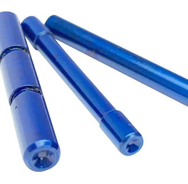Cross Armory CRGPSBL 3 Pin Set Dimpled Compatible w/Glock Gen1-3 Blue Steel