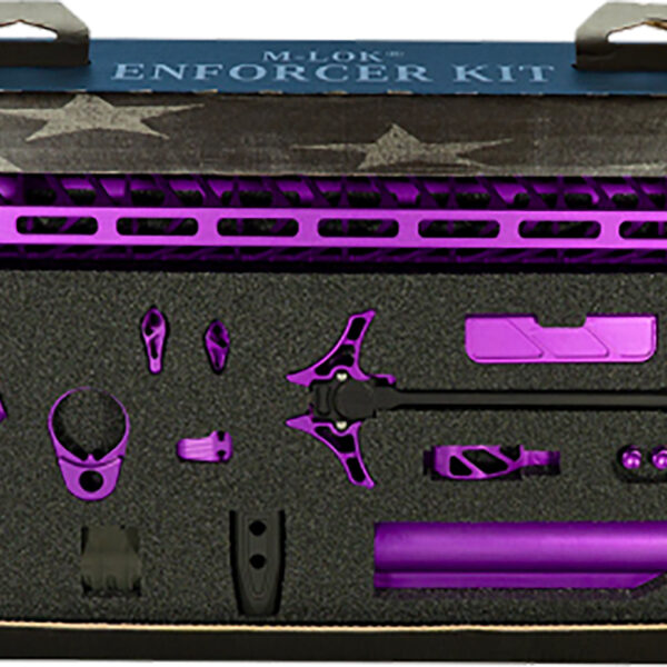 Timber Creek Outdoors TCOEKPPA Enforcer Complete Build Kit Purple Anodized for AR-15