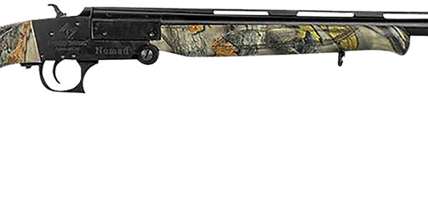 ATI G28NMD23C Nomad  28 Gauge Break Open 3" 1rd 23" Vent Rib, Black Barrel/Folding Rec, Camo Synthetic Furniture, Fiber Optic Sight, 2 Chokes