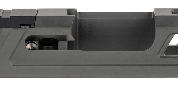 True Precision Inc TPG43SBCRMS Axiom Optic Cut Slide Fits Glock 43 Black DLC Anodized 416R Stainless Steel