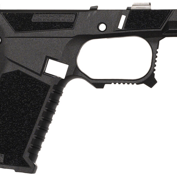 Sct Manufacturing 225020100 Sub Compact  Compatible w/ Glock 43X/48 Black Stainless Steel Frame/ Aggressive Texture Grip Includes Locking Block