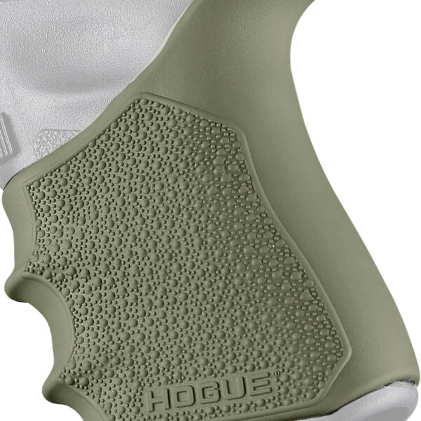 Hogue 17041 Grip Sleeve Handall Beavertail OD Green Rubber