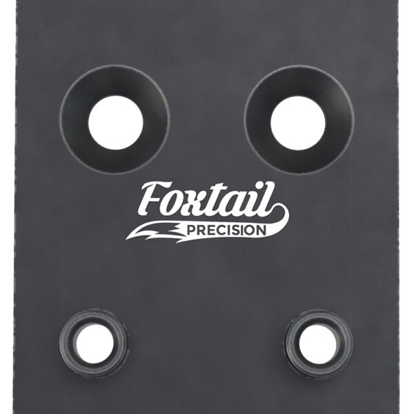 Foxtail Precision 100010 Adapter Plate Black Anodized Aluminum, Compatible w/Glock MOS, Holosun 407K/507K/EPS Carry Pattern Footprint Mount