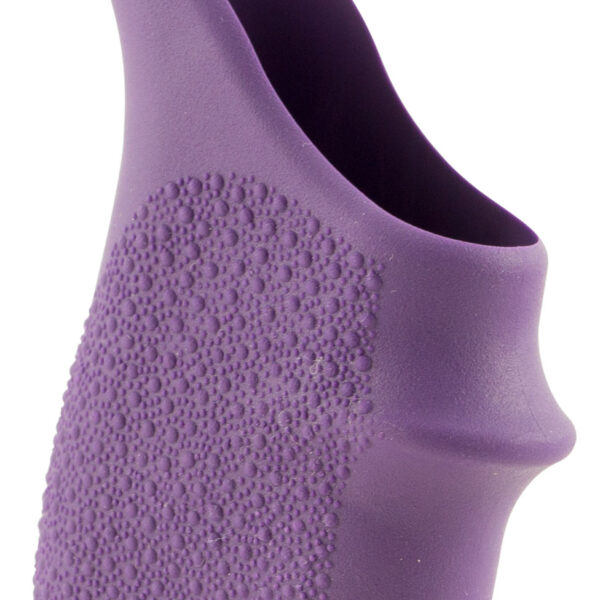 Hogue 18406 HandAll Beavertail Grip Sleeve Textured Purple Rubber for Glock 26, S&W M&P Shield, Ruger LC9