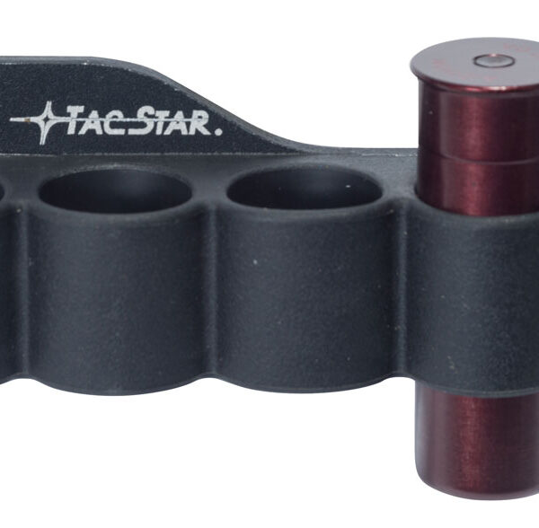 TacStar 1081210 SideSaddle Slimline Mossberg 500/590 12 Gauge 6rds Black Polymer w/Aluminum Mounting Plate