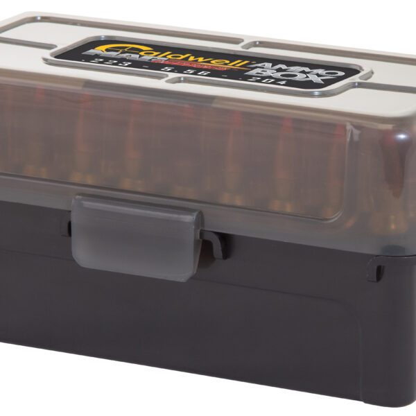 Caldwell 397623 Mag Charger Ammo Box 223Rem/204Ruger Brown Polymer 50rd