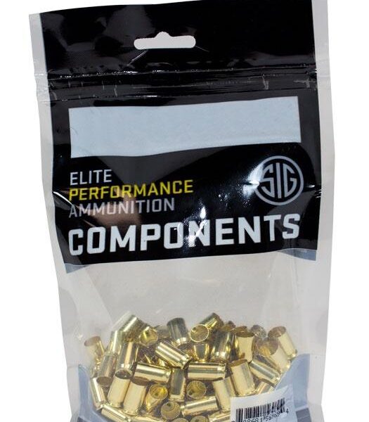 Sig Sauer Unprimed Handgun Brass Cartridge Cases .40 S&W 100/ct