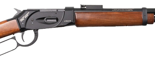 Gforce Arms GFLVR410S Saddlehorn Lever 2.50" 9+1 24" Black Steel Barrel, Black Picatinny Rail Aluminum Receiver, Fixed Walnut Stock