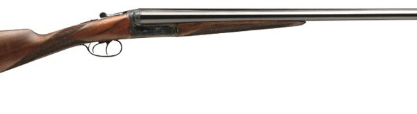 Dickinson LLC  Estate Break Open 2.75" 2rd 28" Side By Side Barrel, True Bone-Charcoal Case Hardening Receiver, English Style Turkish Walnut Stock